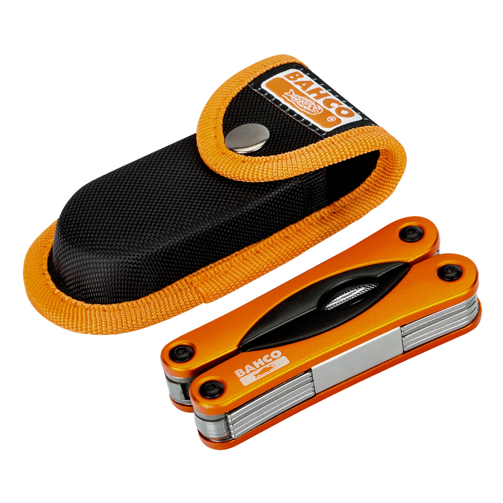 Outil multi-usages pliable 18 fonctions aluminium 150 mm avec pochette BAHCO - MTT151