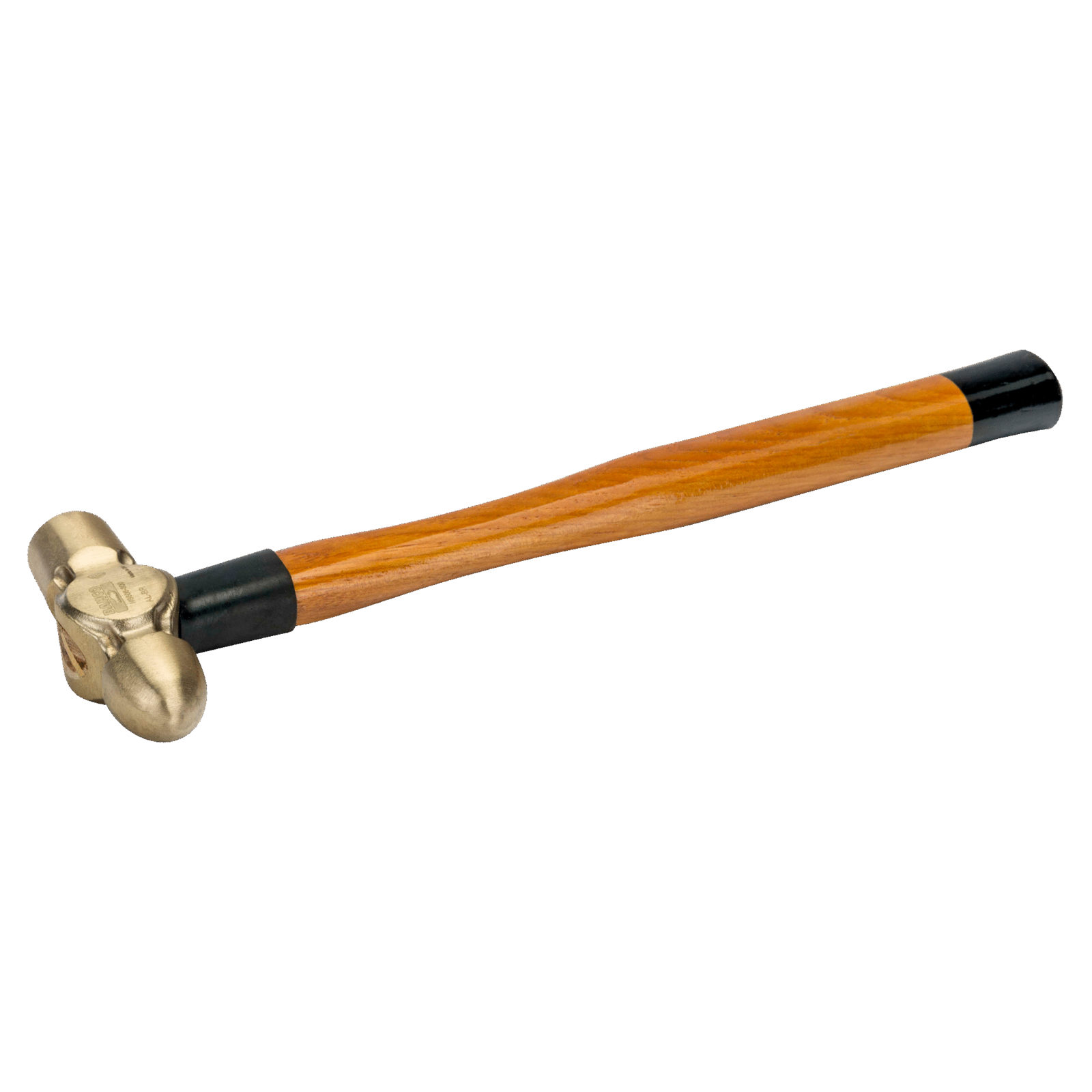 Marteau de serrurier panne ronde aluminium bronze 680 g antidéflagrant manche bois BAHCO - NS506-700