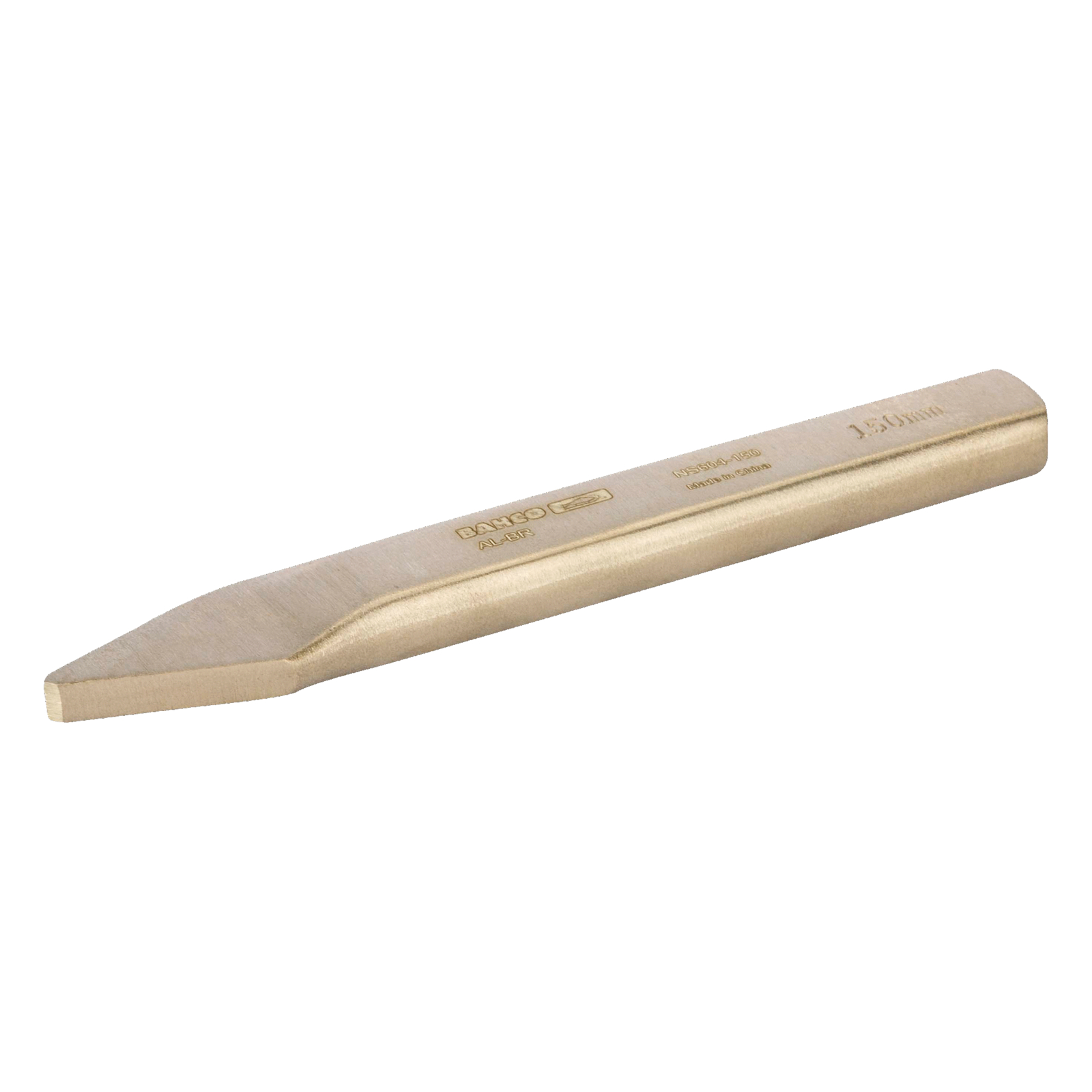 Burin coupe transversale 7 mm antidéflagrant aluminium bronze 200 mm BAHCO - NS604-200