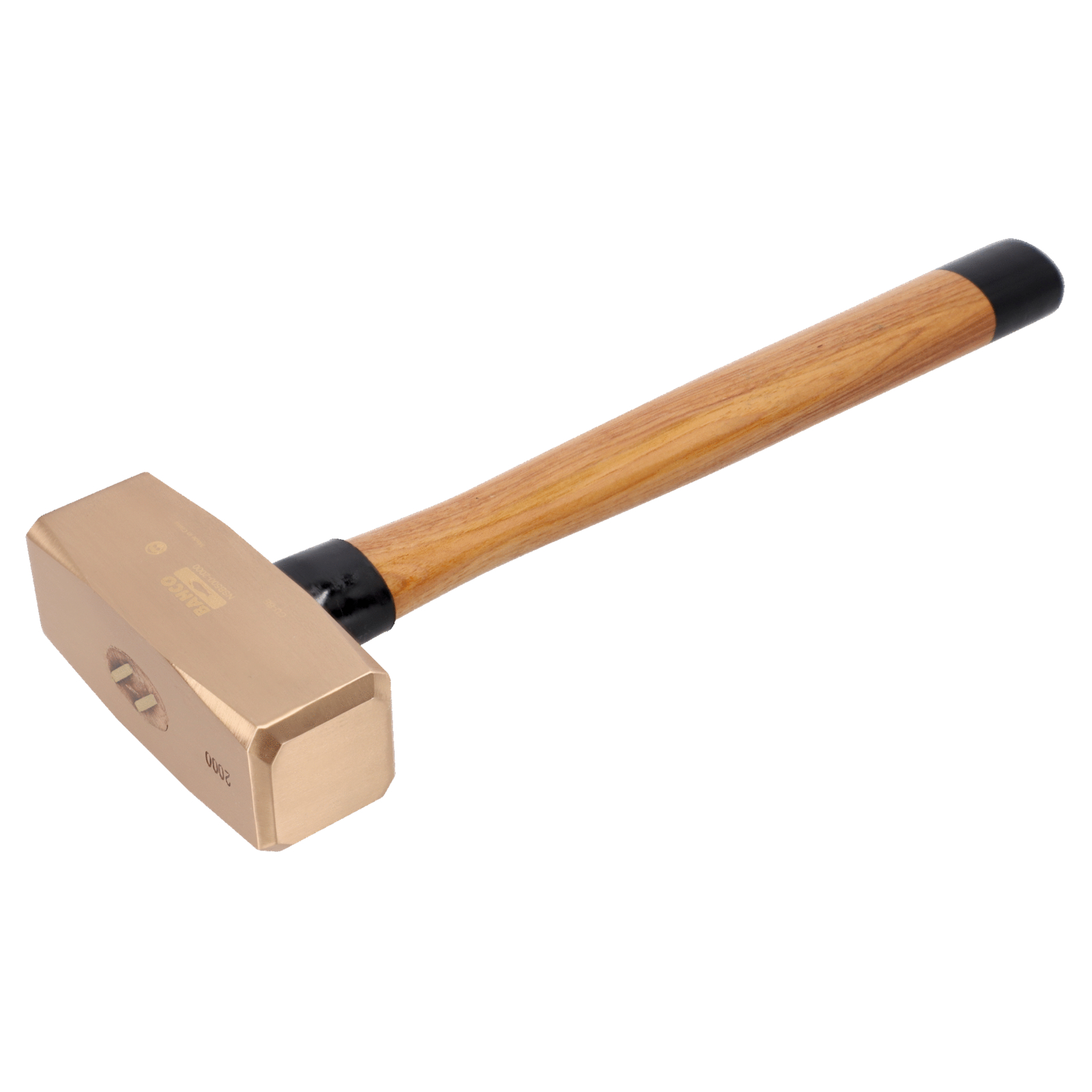 Marteau de serrurier antidéflagrant tête cuivre béryllium manche bois 4 kg BAHCO - NSB500-4000