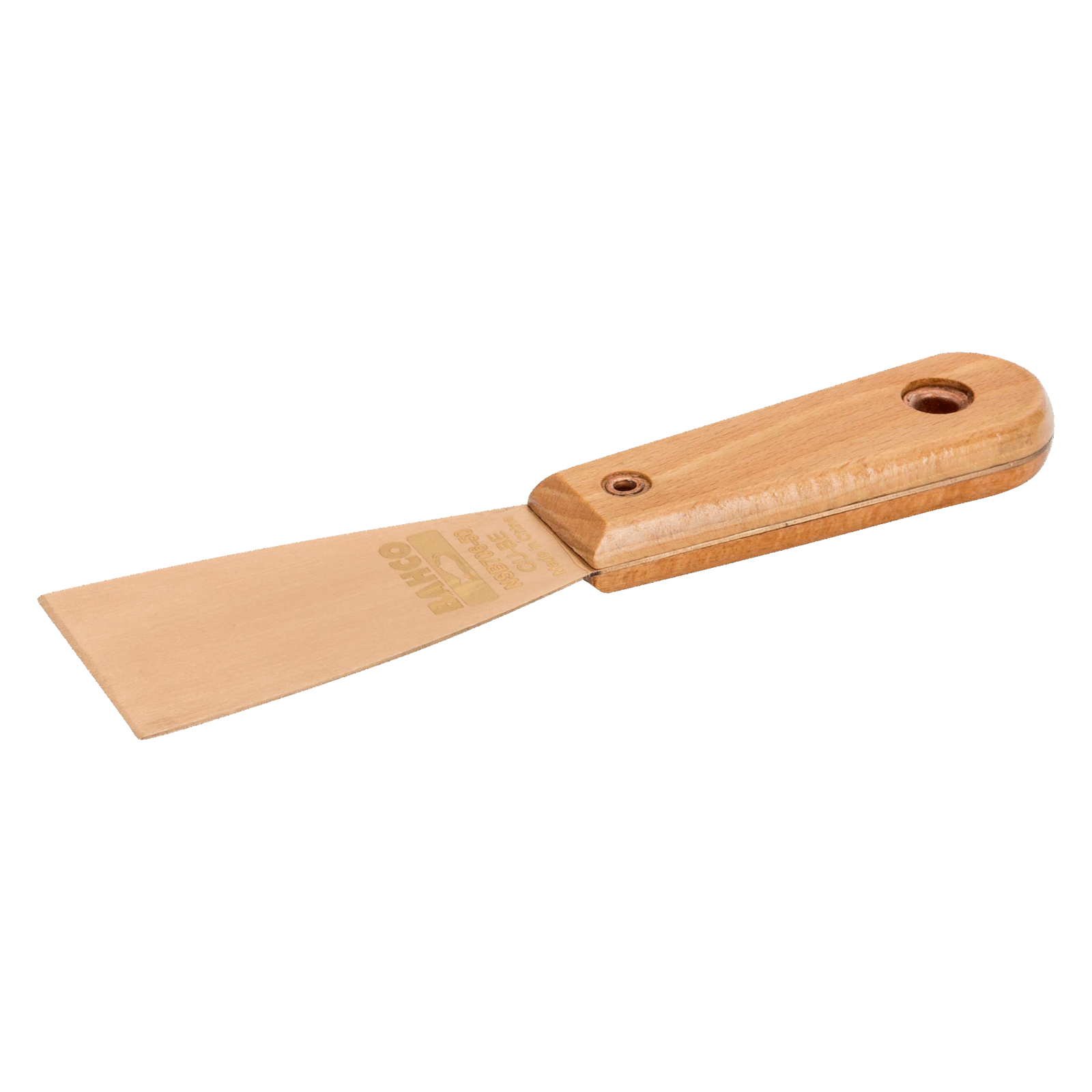 Grattoir lame flexible antidéflagrant cuivre béryllium 80 mm manche hêtre BAHCO - NSB706-80