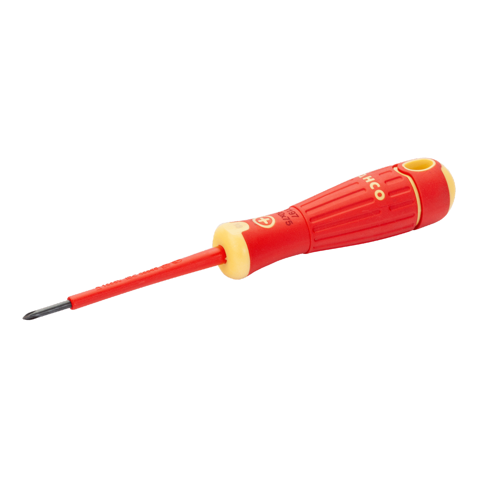 Tournevis Phillips isolé VDE PH3 150 mm manche bi-matière Bahco BAHCO - SB197.003.150