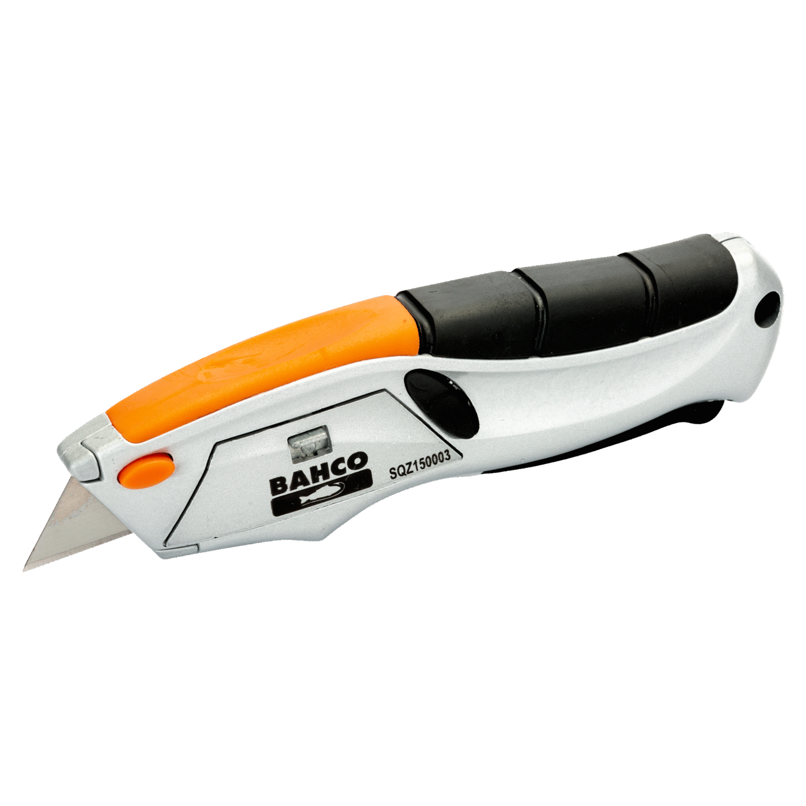 Cutter lame rétractable 170 mm avec 6 lames de rechange poignée caoutchouc BAHCO - SQZ150003