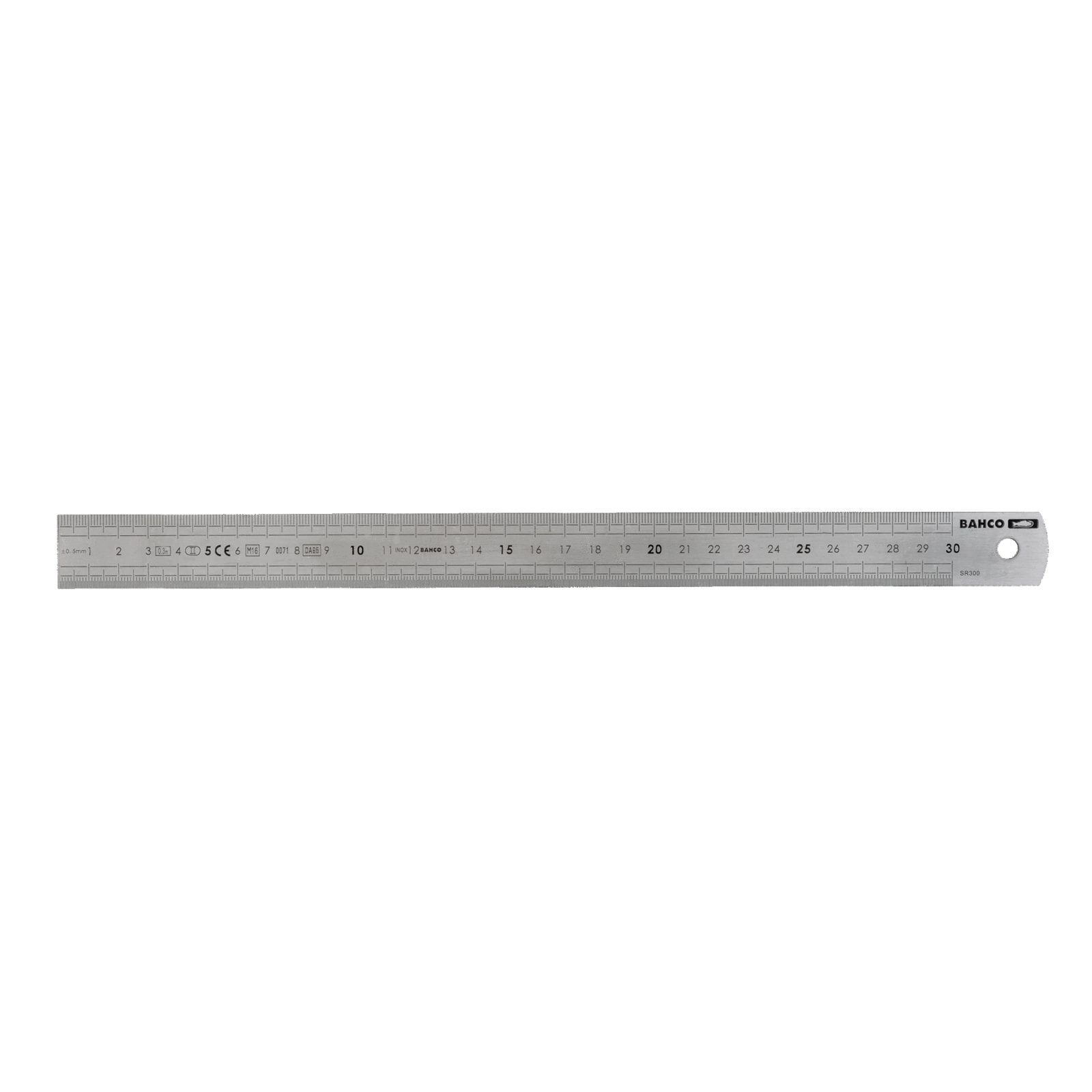 Règle acier inox 24 pouces sous étui plastique BAHCO - SR600-E