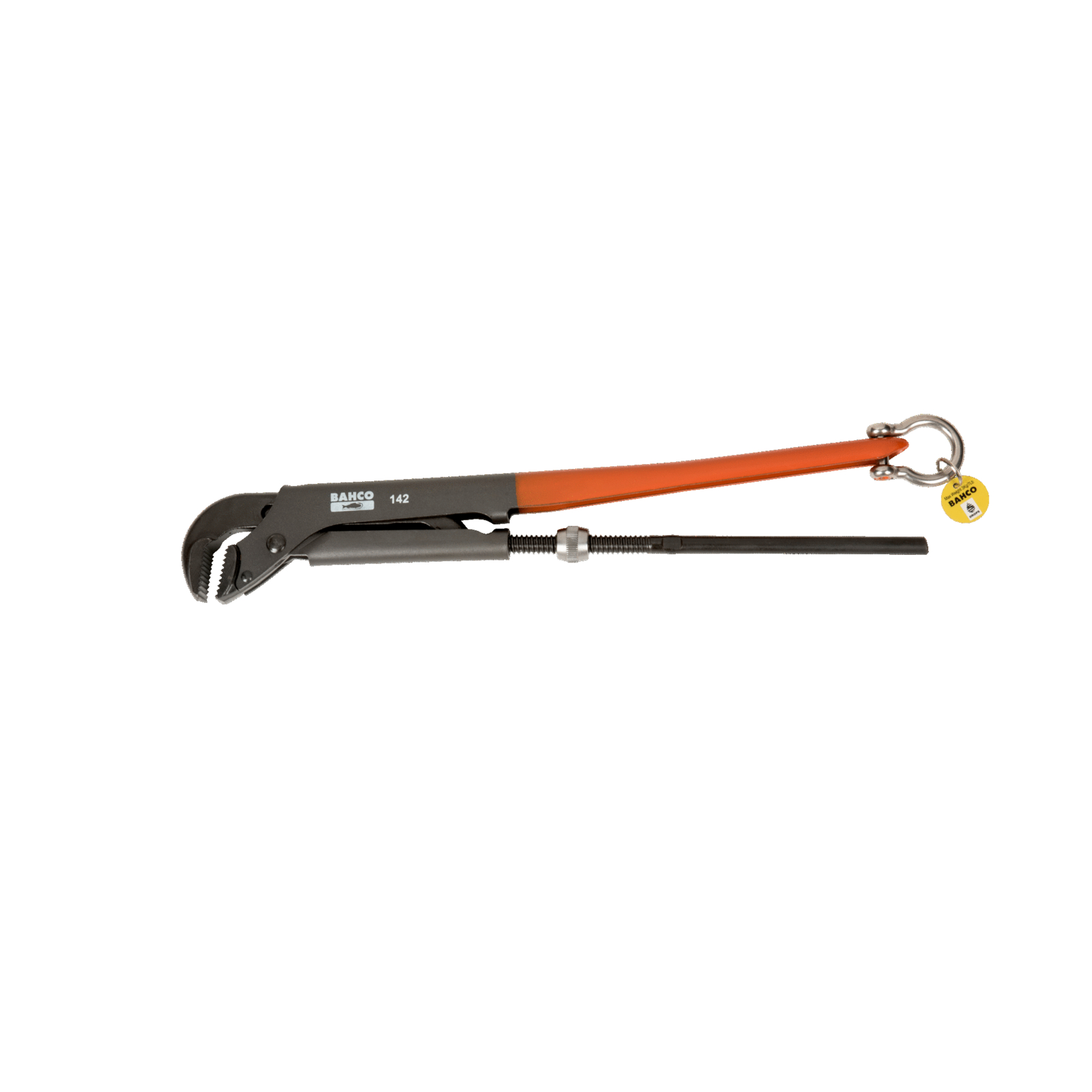 Clé serre-tubes suédois 557 mm 90° avec manille inox BAHCO - TAH143