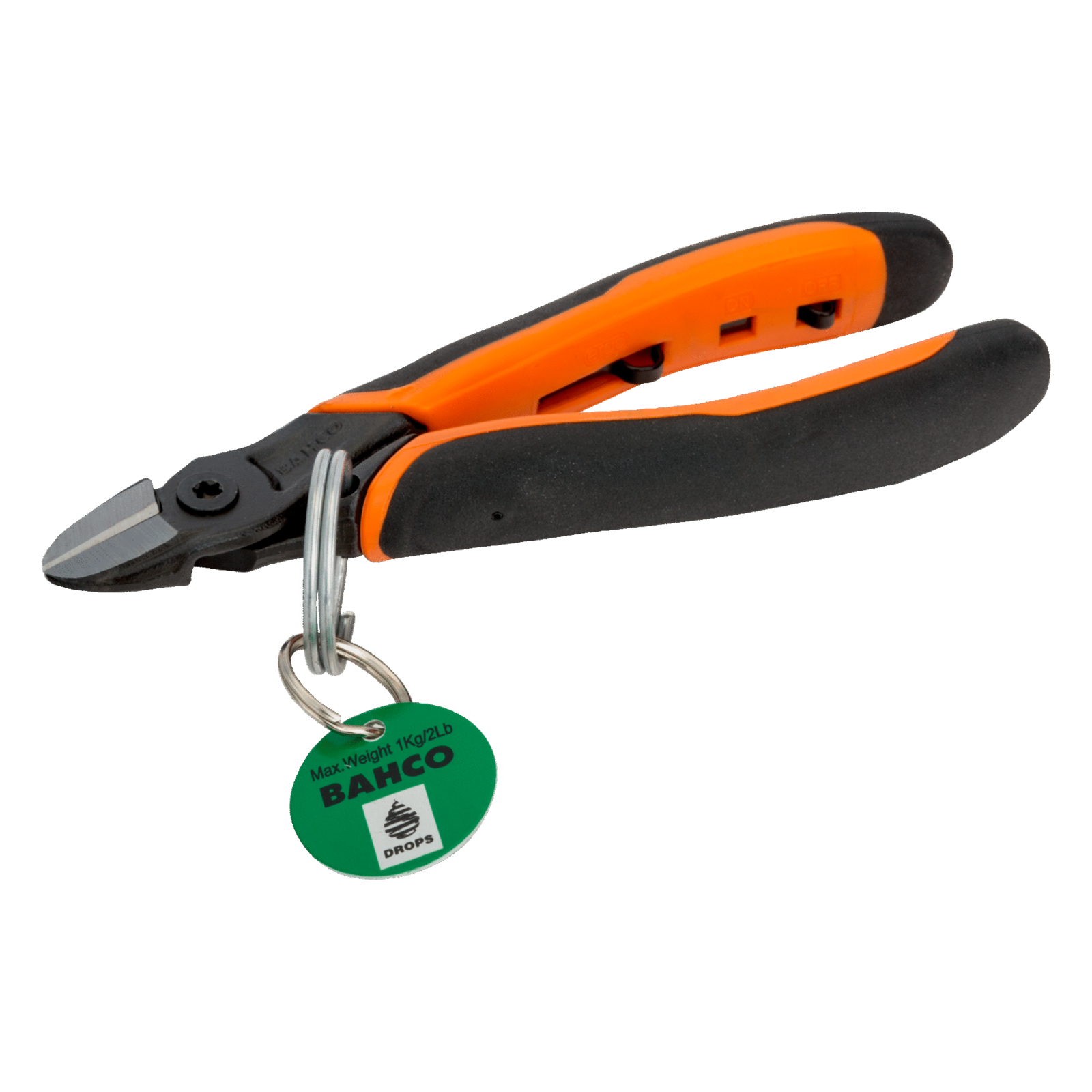 Pinces coupantes diagonales 125 mm gainées ERGO avec anneau de sécurité BAHCO - TAH2101G-125C