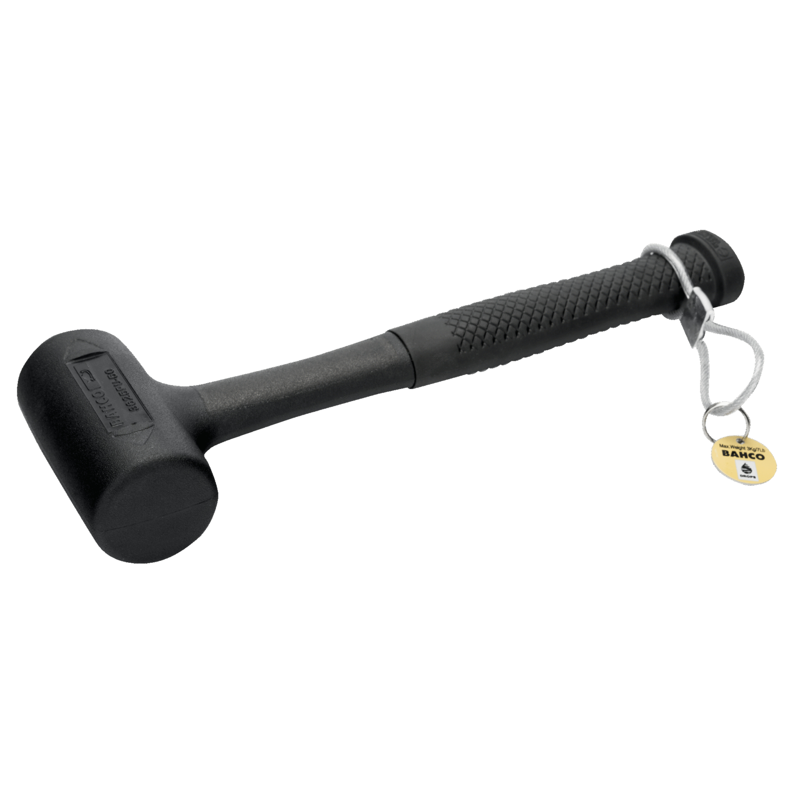 Massette anti-rebond 620 g avec câble de sécurité et manche anti-dérapant BAHCO - TAH3625PU-50