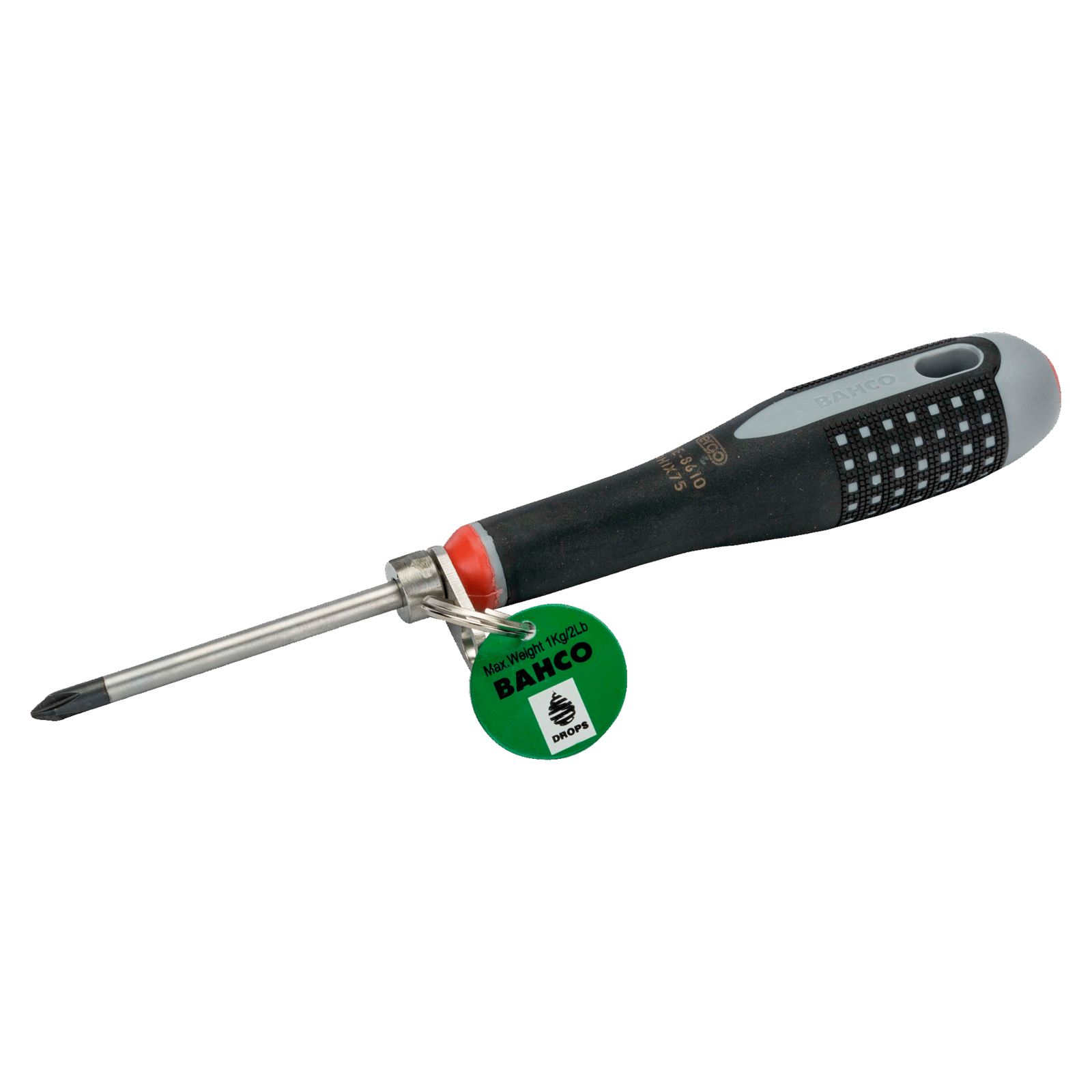 Tournevis Phillips PH2 100 mm mandrin sécurité poignée ERGO BAHCO - TAHBE-8620
