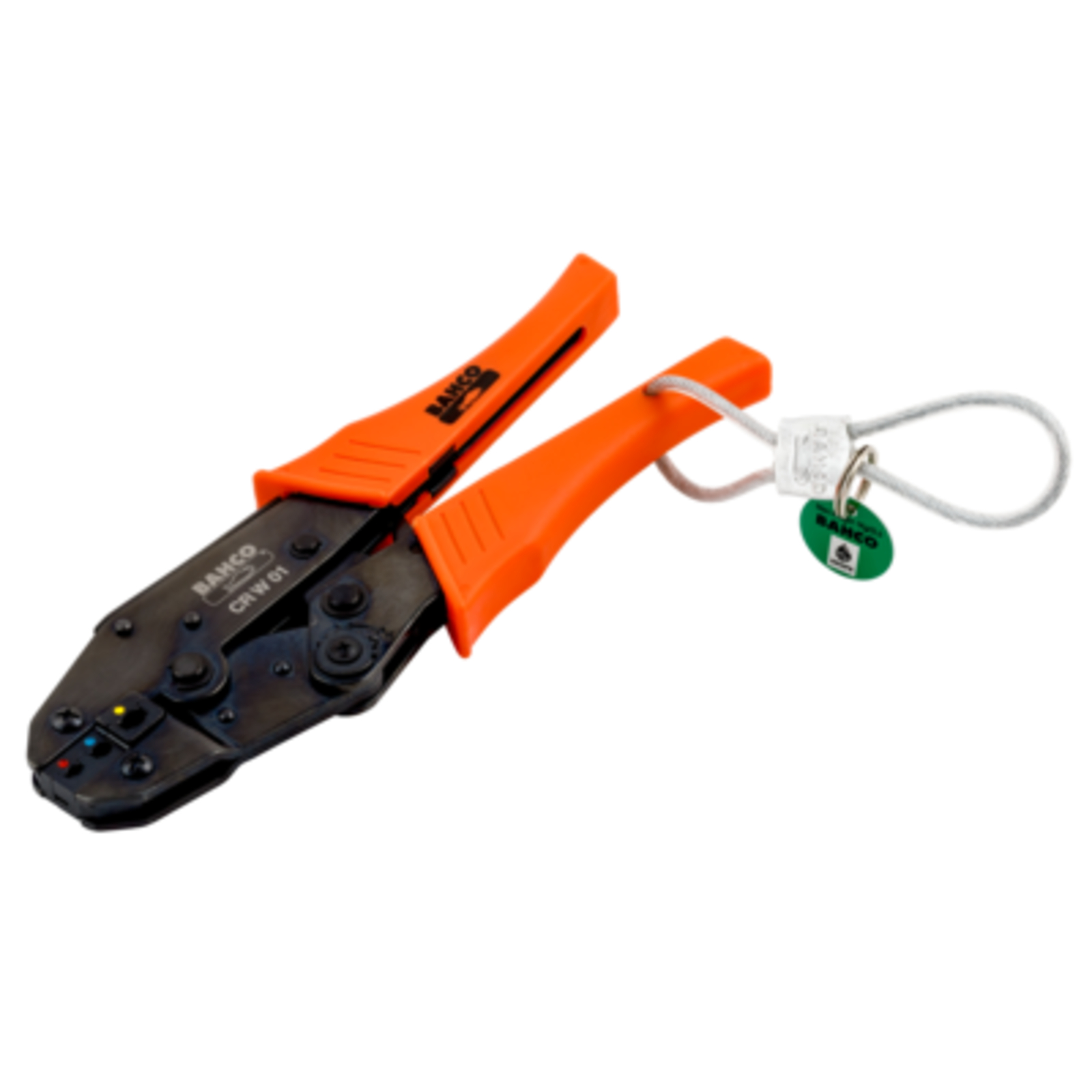 Pince à sertir à cliquet 225 mm câble sécurité métal pour connecteurs isolés BAHCO - TAHCRW01