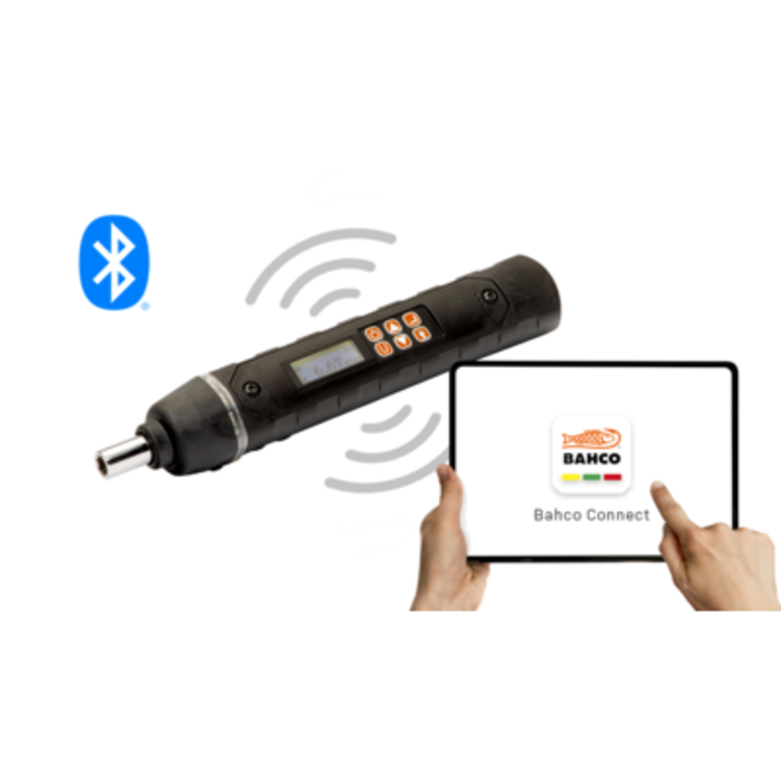 Tournevis dynamométrique électronique couple et angle Bluetooth 0,04-0,7 Nm 1/4