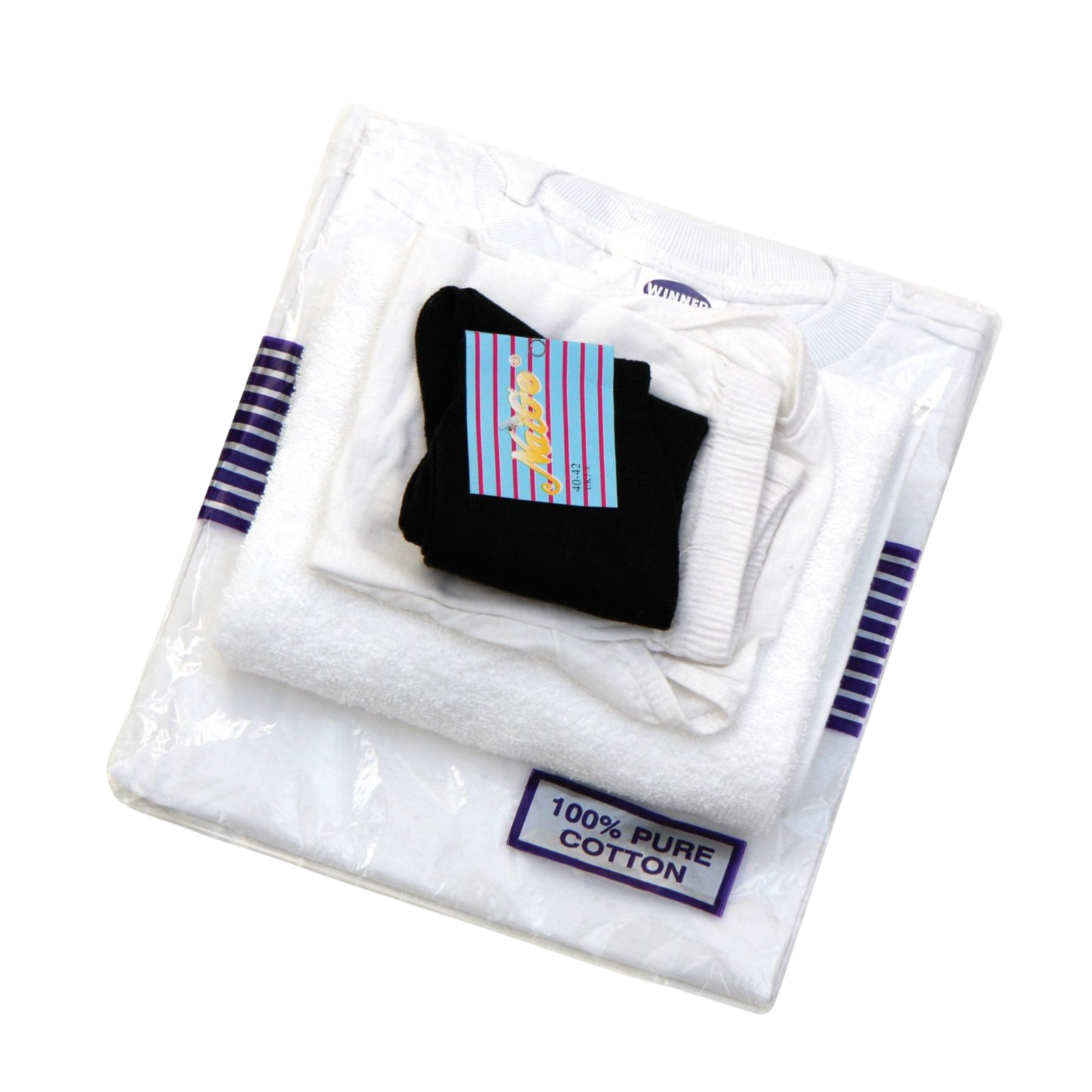 KIT COTON - BOXER/MAILLOT/CHAUSSETTES - - UNIVERSEL - ASKITCOTONS