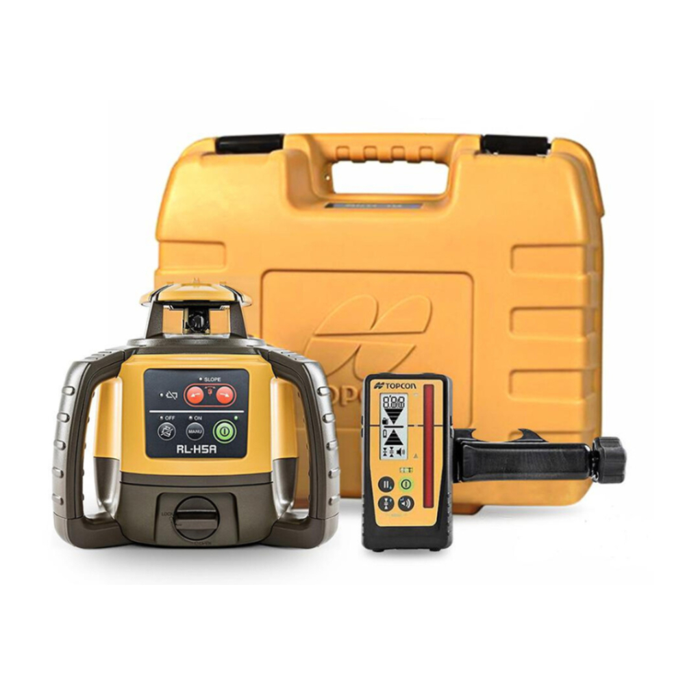 NIVEAU LASER ROTATIF HORIZONTAL AUTOMATIQUE RL-H5A, CELLULE LS80X - TOPCON - 105262401