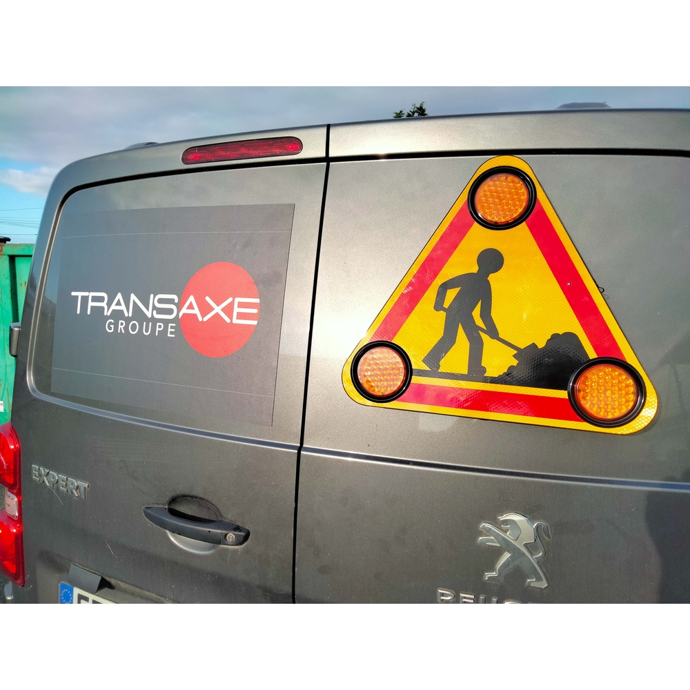 TRIANGLE DE TOIT DOUBLE FACE A CHANTIER LEDWORK - LWK0181