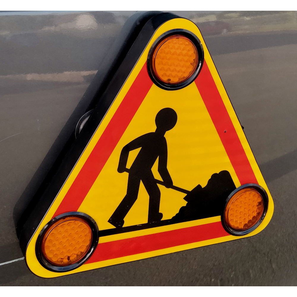 TRIANGLE LEDWORK 1 FACE MAGNÉTIQUE SUR BATTERIE LEDWORK - LWK0540