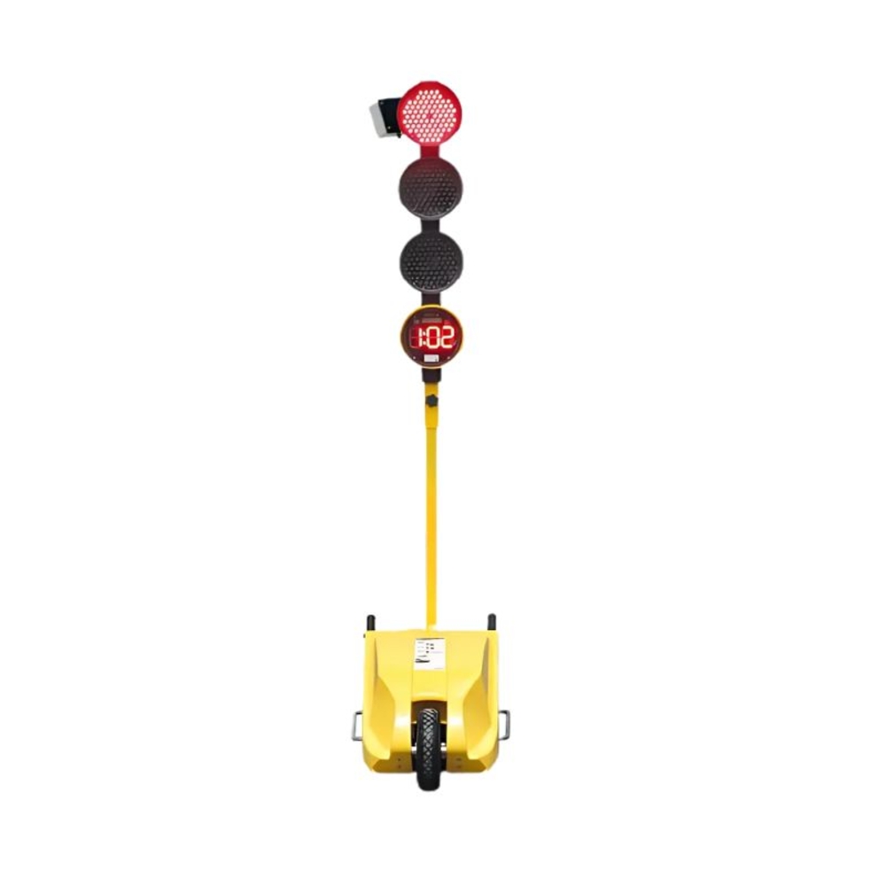 JEU DE 2 FEUX TRICOLORES DE CHANTIER TEMPO RÉGULATION TTS - AVEC TÉLÉCOMMANDE - 0035375
