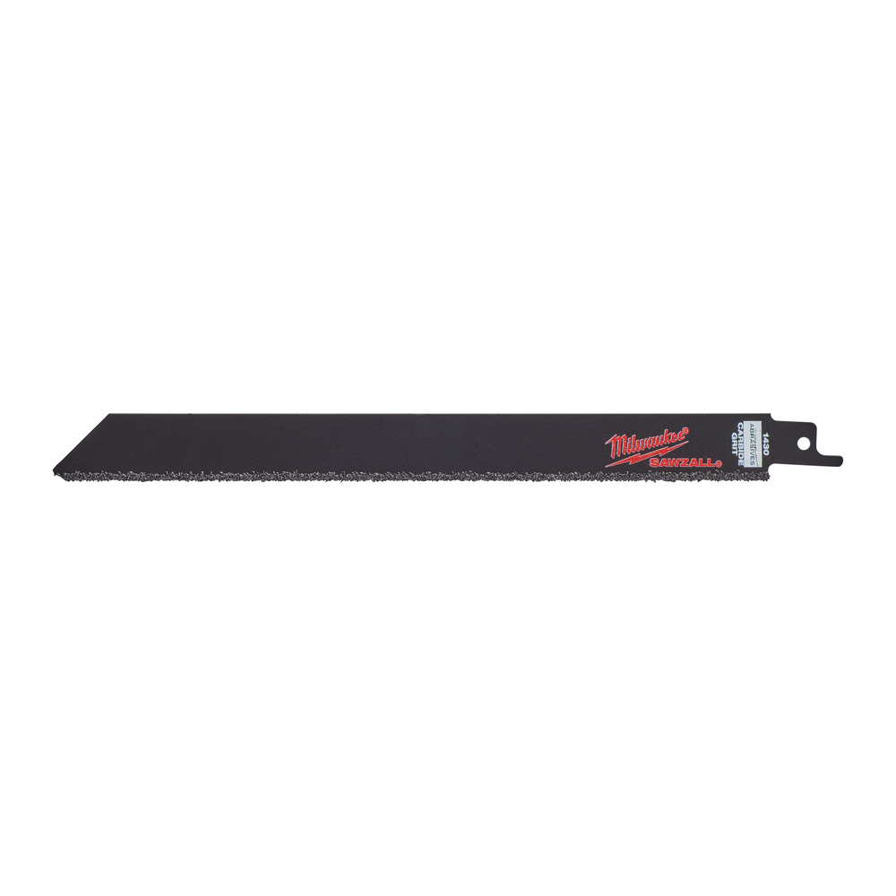 Lame scie sabre grain carbure 230mm X3 métal et fibre de verre MILWAUKEE 48001430