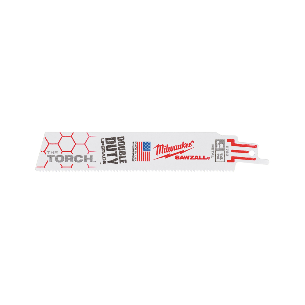 LAME SCIE SABRE TORCH 150MM Lot de 25 MILWAUKEE ACCESSOIRES - 48008782