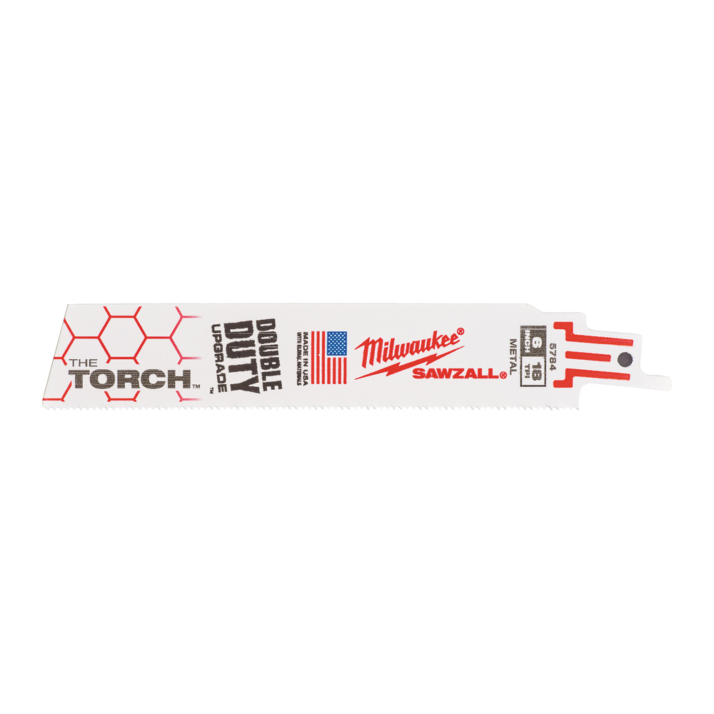 LAME SCIE SABRE TORCH 150MM Lot de 25 MILWAUKEE ACCESSOIRES - 48008784