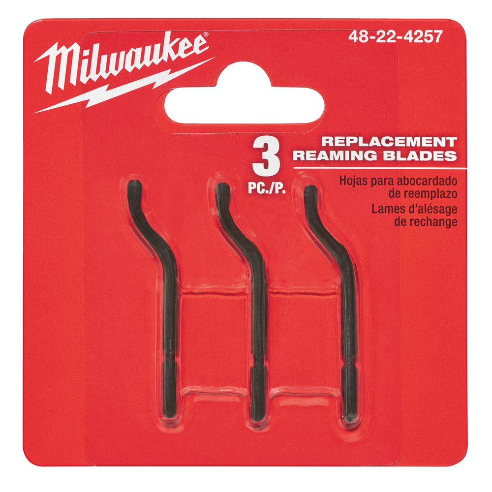 Lames ébavurage Lot de 3 MILWAUKEE ACCESSOIRES - 48224257