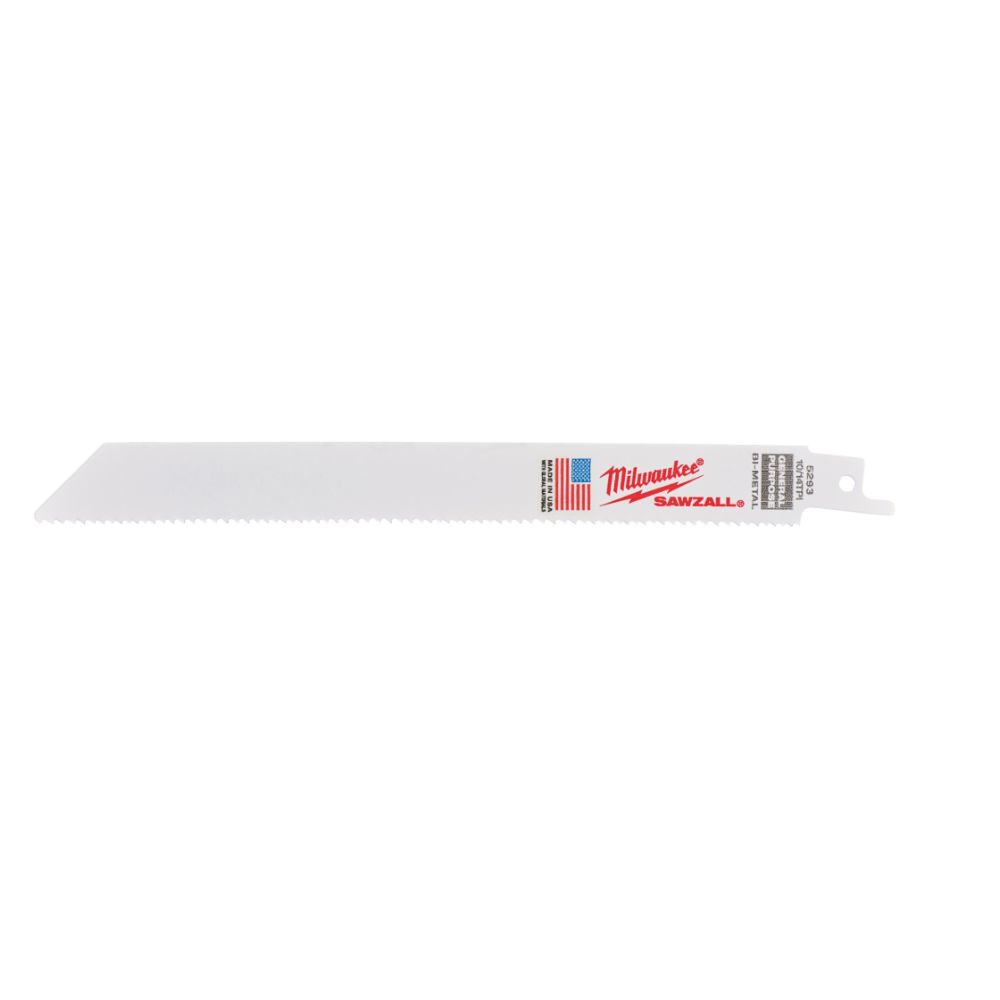 Lames de scies sabres bois / métal / plastiques 200 mm x 10/14TPI - Lot de 5 - MILWAUKEE - 48475193