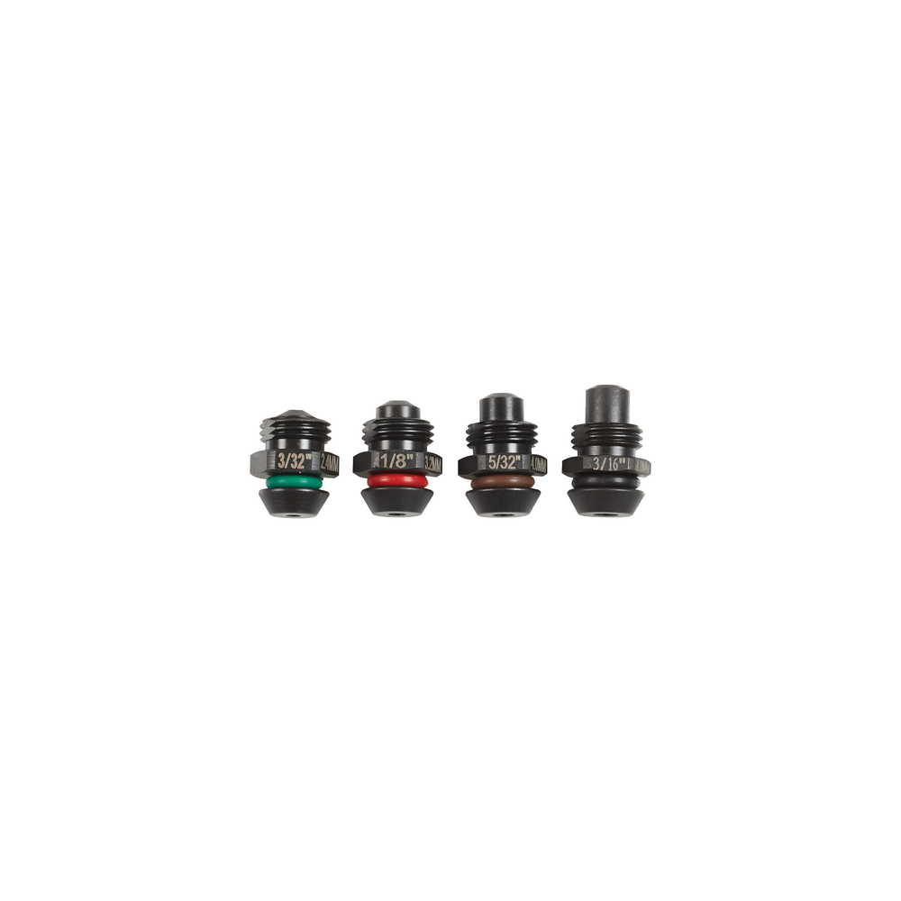 Set de 4 nez d'extension pour riveteuse MILWAUKEE ACCESSOIRES - 48540100