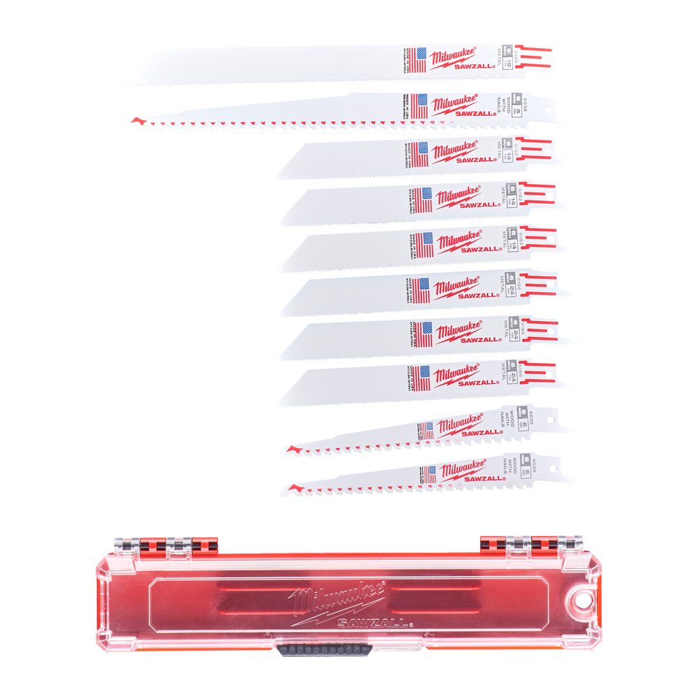 SET 10 LAMES SCIE SABRE (x1) MILWAUKEE ACCESSOIRES - 49222211