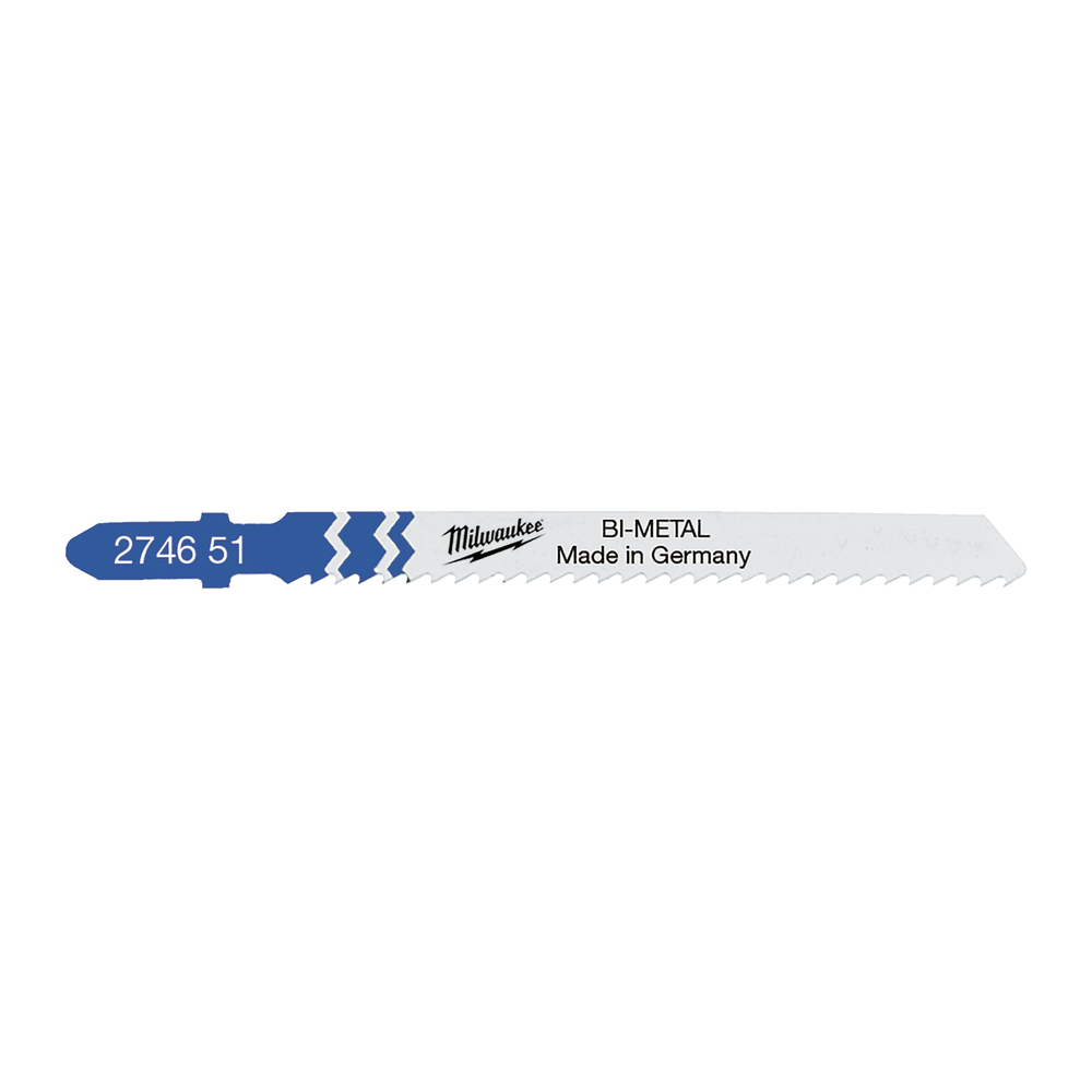 LAME SCIE SAUTEUSE BI-METAL 75MM Lot de 5 MILWAUKEE ACCESSOIRES - 4932274651