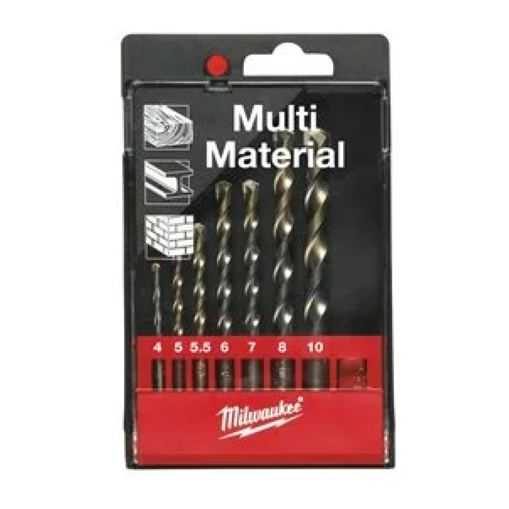 Set 7 forets multimatéraux MILWAUKEE MPD 7 pc set 2 - 4932352836