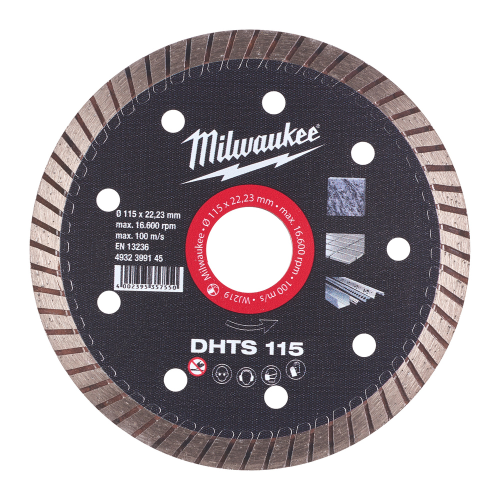 DISQUE DIAMANT DHTS 115MM (x1) MILWAUKEE ACCESSOIRES - 4932399145