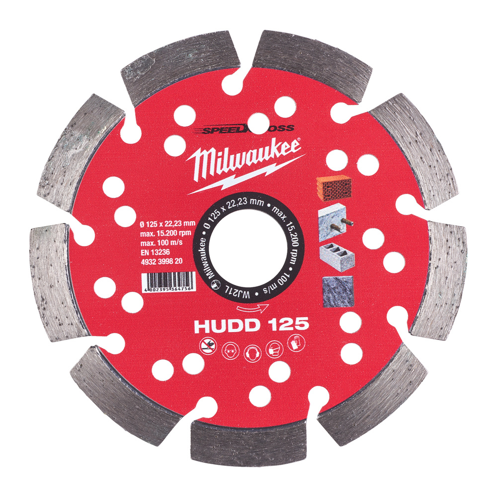 DISQUE DIAMANT HUDD 125MM (x1) MILWAUKEE ACCESSOIRES - 4932399820
