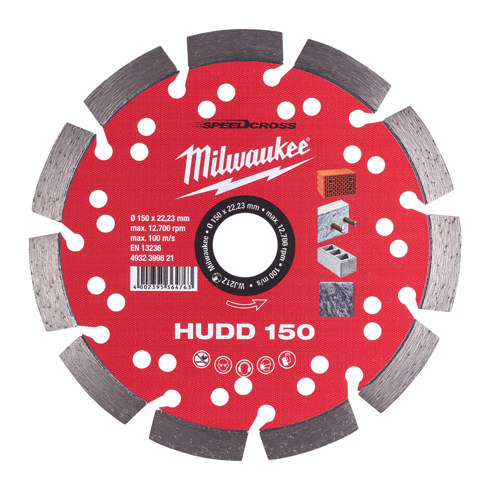 DISQUE DIAMANT HUDD 150MM (x1) MILWAUKEE ACCESSOIRES - 4932399821
