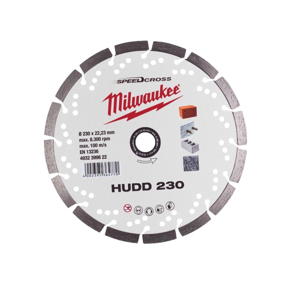 DISQUE DIAMANT HUDD 230MM (x1) MILWAUKEE ACCESSOIRES - 4932399822