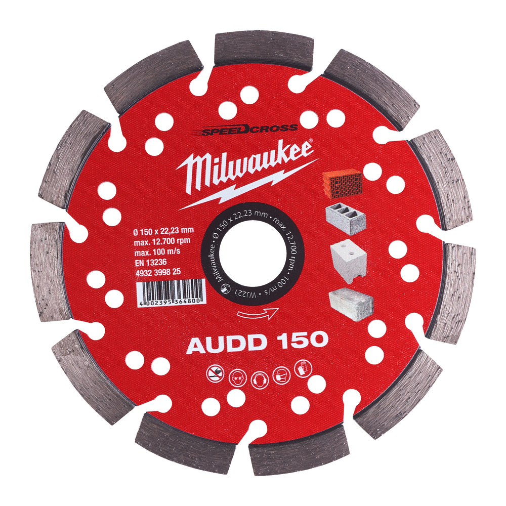 DISQUE DIAMANT AUDD 150MM  MILWAUKEE ACCESSOIRES - 4932399825