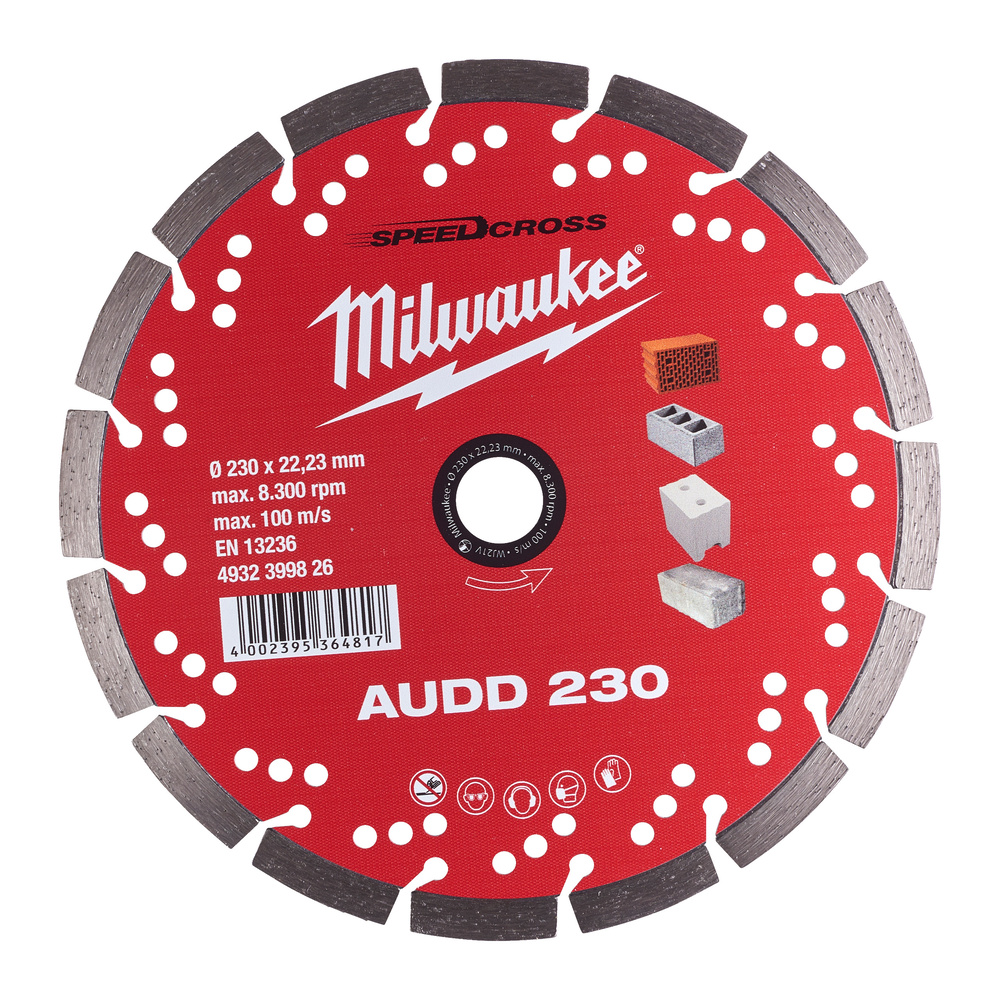DISQUE DIAMANT AUDD 230MM (x1) MILWAUKEE ACCESSOIRES - 4932399826