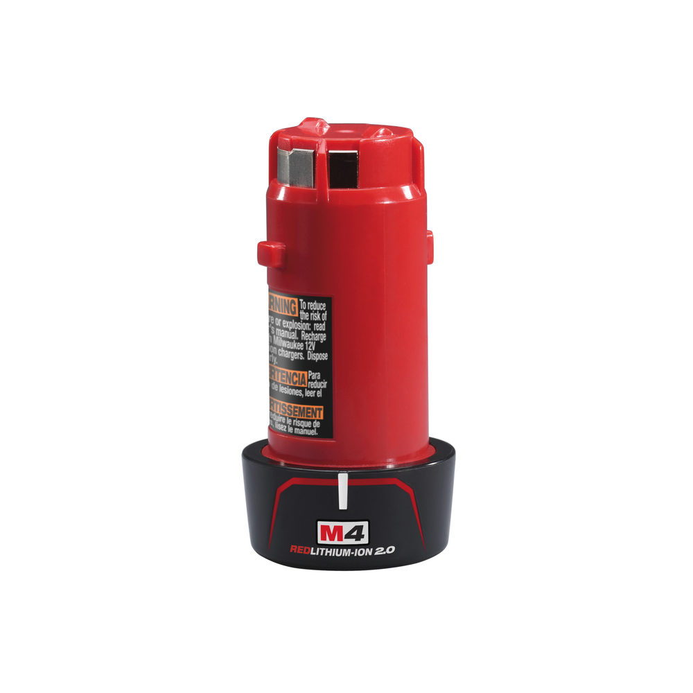 4V 2,0AH RED LITHIUM - SYSTÈME M4 MILWAUKEE M4 B2 - 4932430098