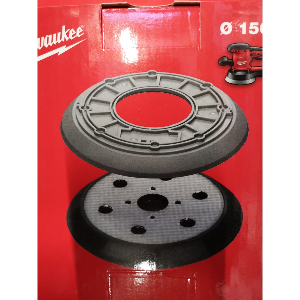 Plateau ponceuse 150mm ros150 6 trous MILWAUKEE - 4932430145