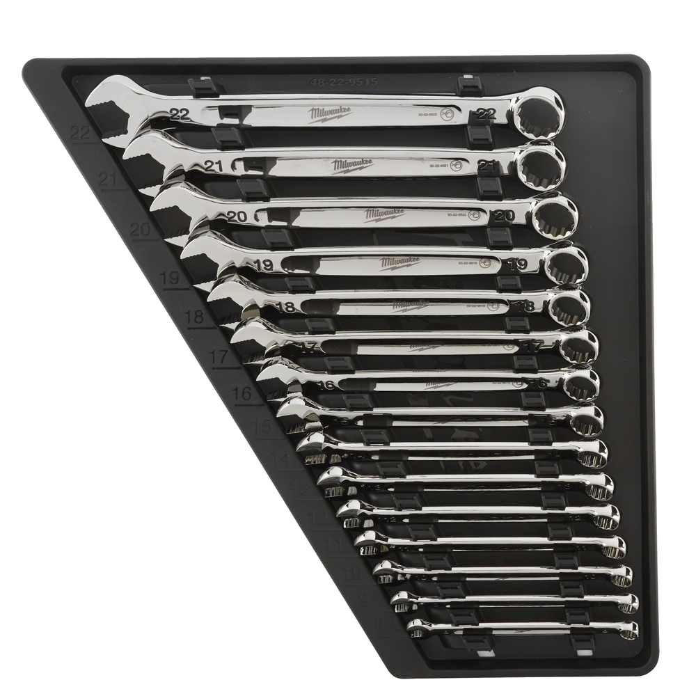 Set MILWAUKEE de 15 clés mixte Métriques - 4932464258