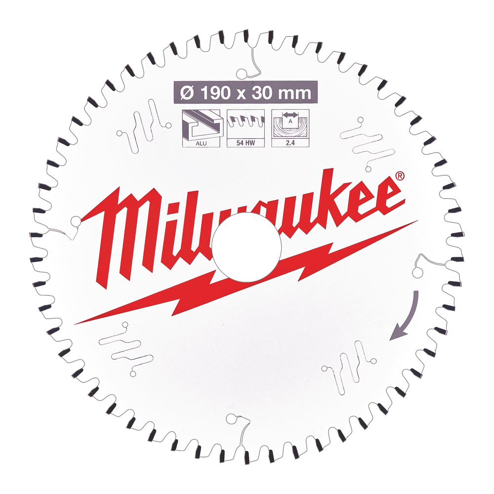 LAME SCIE CIRCULAIRE190MM/54 DTS  MILWAUKEE ACCESSOIRES - 4932471303
