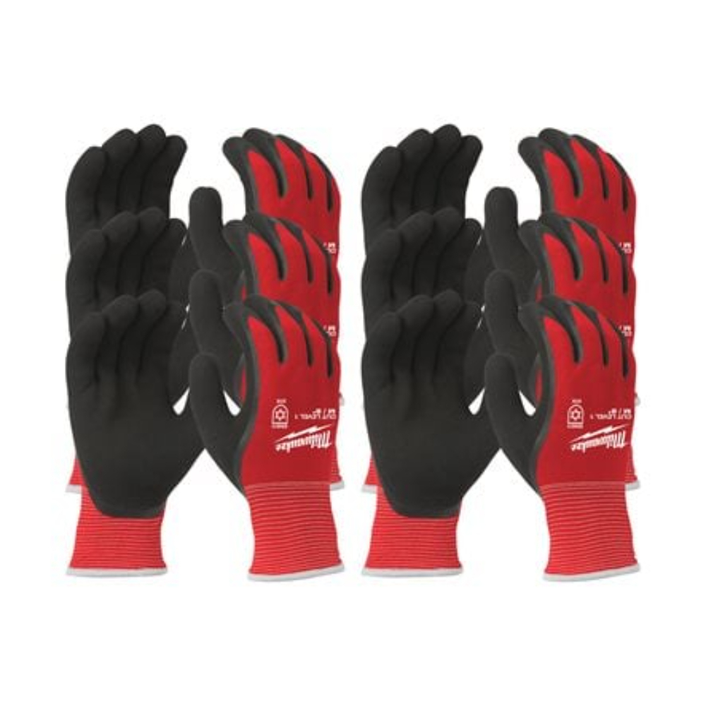 Gants d'Hiver Anti Coupure 1/A - Lot de 12 paires - MILWAUKEE