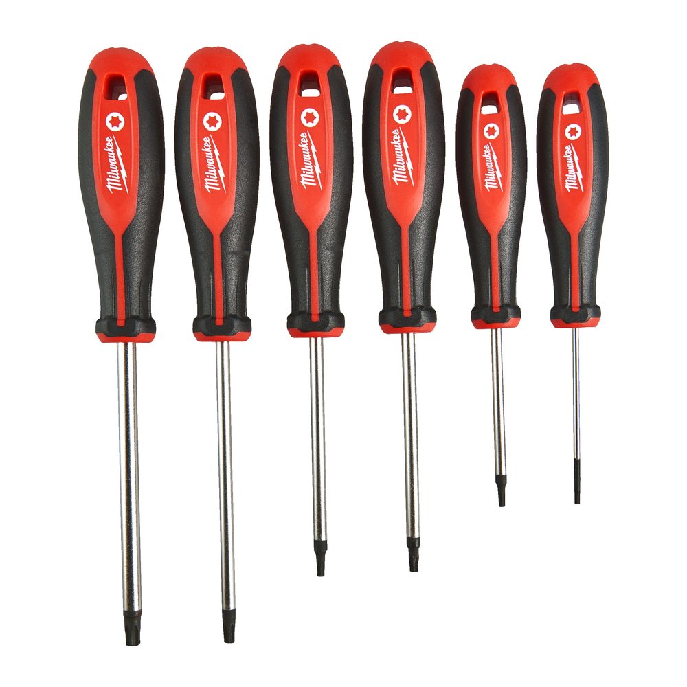 Set de 6 tournevis Trilobe Torx MILWAUKEE ACCESSOIRES - 4932471809