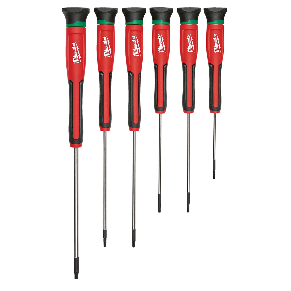Set de 6 tournevis de précision Torx MILWAUKEE ACCESSOIRES - 4932471870