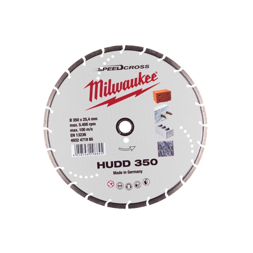 Disque diamant premium hudd 350 mm MILWAUKEE - 4932471985