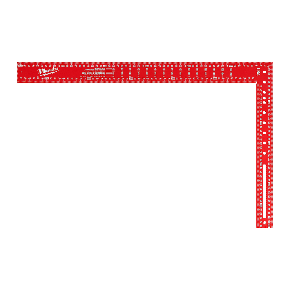Equerre de menuisier métrique-1 pc MILWAUKEE ACCESSOIRES - 4932472126