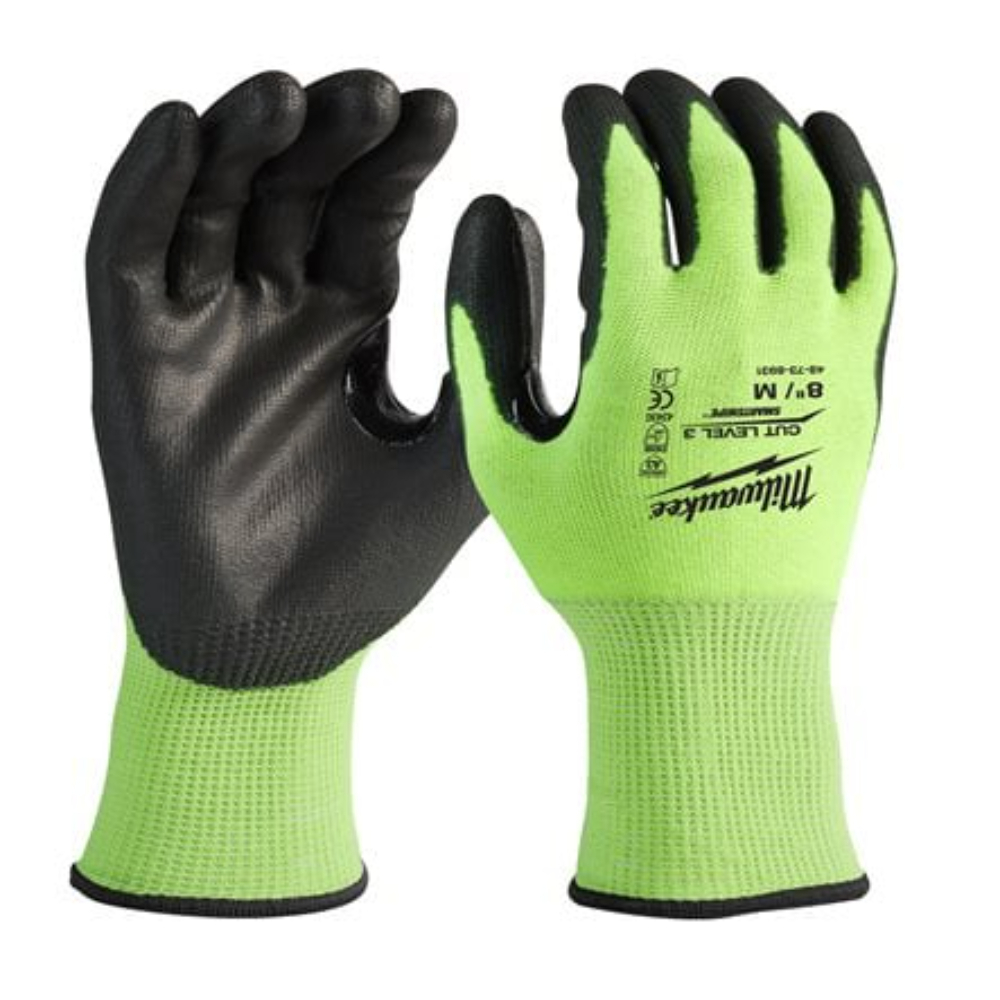 Gants Haute-visibilité Anti-coupure C - MILWAUKEE
