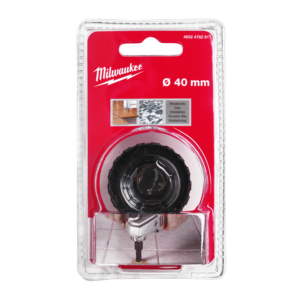 Foret diamant m14 40mm (x1) MILWAUKEE ACCESSOIRES - 4932478281