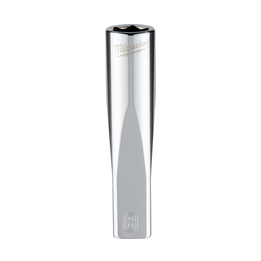 Douille a cliquet 1/4 longue 8 mm MILWAUKEE ACCESSOIRES - 4932478328