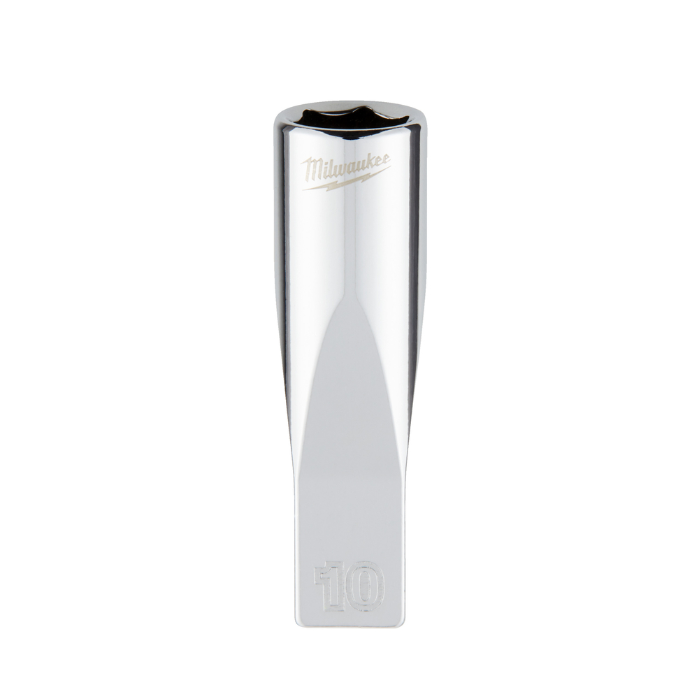 Douille a cliquet 1/4 longue 10 mm MILWAUKEE ACCESSOIRES - 4932478330