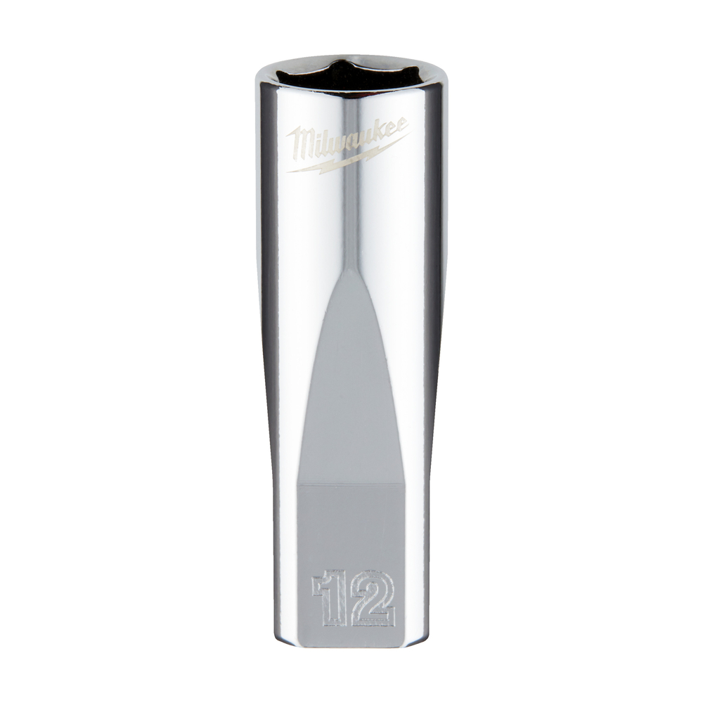 Douille a cliquet 1/4 longue 12 mm MILWAUKEE ACCESSOIRES - 4932478332
