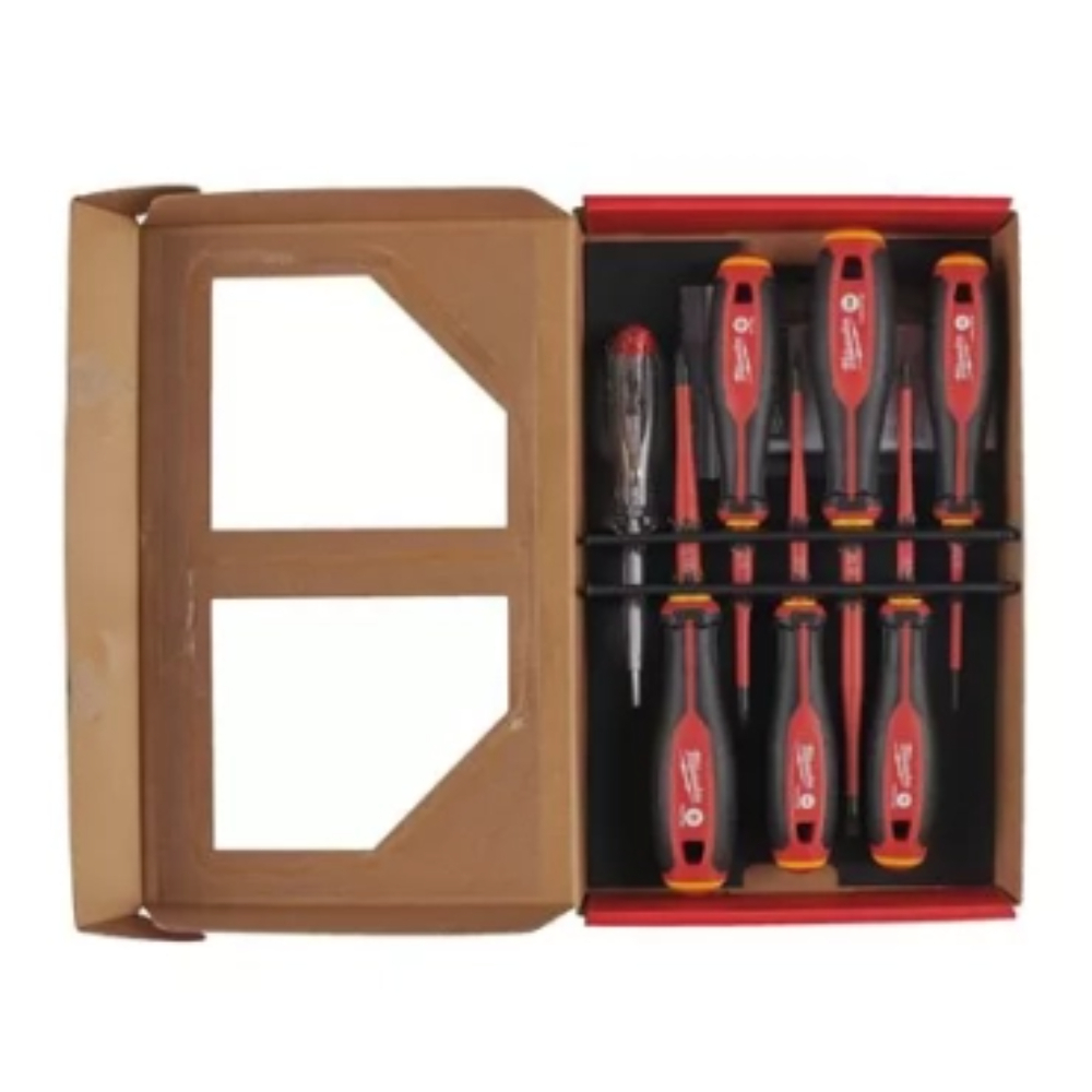 Tournevis Trilobe VDE PH MILWAUKEE - Coffret 7 pièces - 4932478739