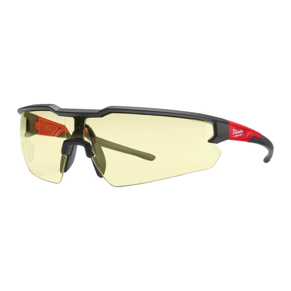 Lunettes de sécurité claires anti-buée & anti-rayure jaunes MILWAUKEE EPI - 4932478927